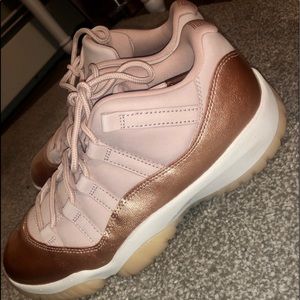 Woman’s Air Jordan 11 Retro (rose gold)